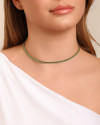 Choker Turmalina Banhado a Ouro 18K