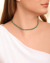 Choker Turmalina Ródio Branco