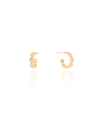 Brinco Argola Cristal 1.4 mm Banhado a Ouro 18K