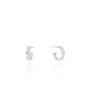 Brinco Argola Cristal 1.4 mm Ródio Branco