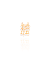 Piercing Fake Cravejado com Pérolas Banhado a Ouro 18K