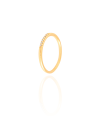 Anel Liso Cravejado Cristal Tamanho 18 Banhado a Ouro 18K