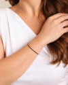 Pulseira Rivieira Preta 2 mm Maleável