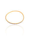 Pulseira Rivieira Safira Azul 2 mm Maleável