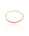 Pulseira Rivieira Safira Rosa 2 mm Maleável