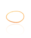 Pulseira Rivieira Fume Marrom 2 mm Maleável