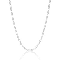 Choker Elos 4 mm Ródio Branco