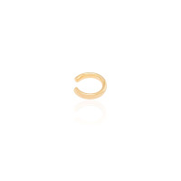Piercing Tubo Liso Banhado a Ouro 18K