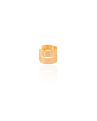 Piercing Vazado Liso Banhado a Ouro 18K