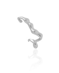 Piercing Orgânico Transversal Ródio Branco