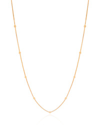 Gargantilha Veneziana Bolinhas Lisas Banhado a Ouro 18K - 45 cm
