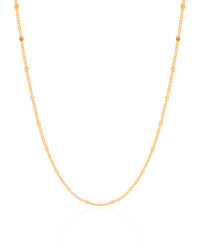 Choker Grumet Plaquinhas Banhado a Ouro 18K - 33 cm