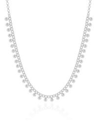 Choker Grumet Bolinhas Lisas Ródio Branco
