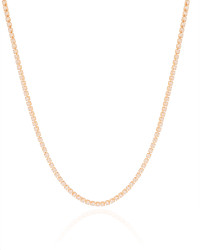Choker Riviera Cristal 2 mm Banhado a Ouro 18K