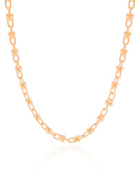 Choker Elos em U 5 mm Banhado a Ouro 18K