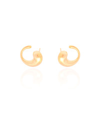 Ear Cuff Gota Lisa 1.7 cm Banhado a Ouro 18K