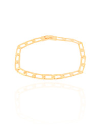 Pulseira Masculina Grumet 6 mm Banhado a Ouro 18K
