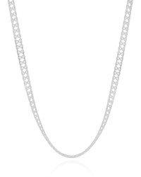 Choker Chinesca 5 mm Ródio Branco