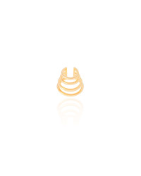 Piercing Encaixe Filetes Banhado a Ouro 18K