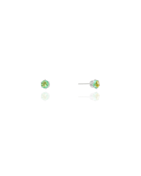 Brinco Ponto de Luz Turmalina 4 mm