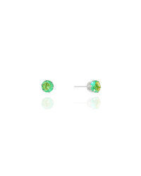 Brinco Ponto de Luz Turmalina 6 mm